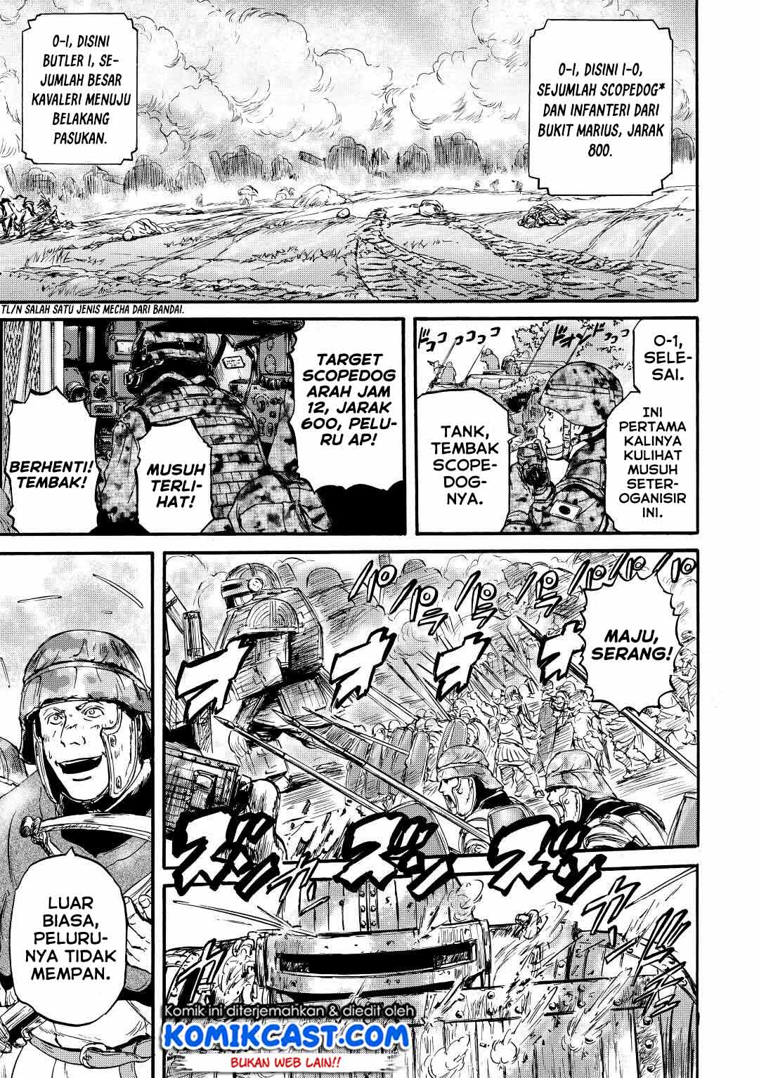 Gate – Jietai Kare no Chi nite, Kaku Tatakeri chapter 115