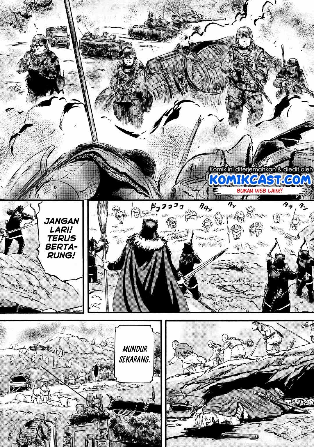 Gate – Jietai Kare no Chi nite, Kaku Tatakeri chapter 115