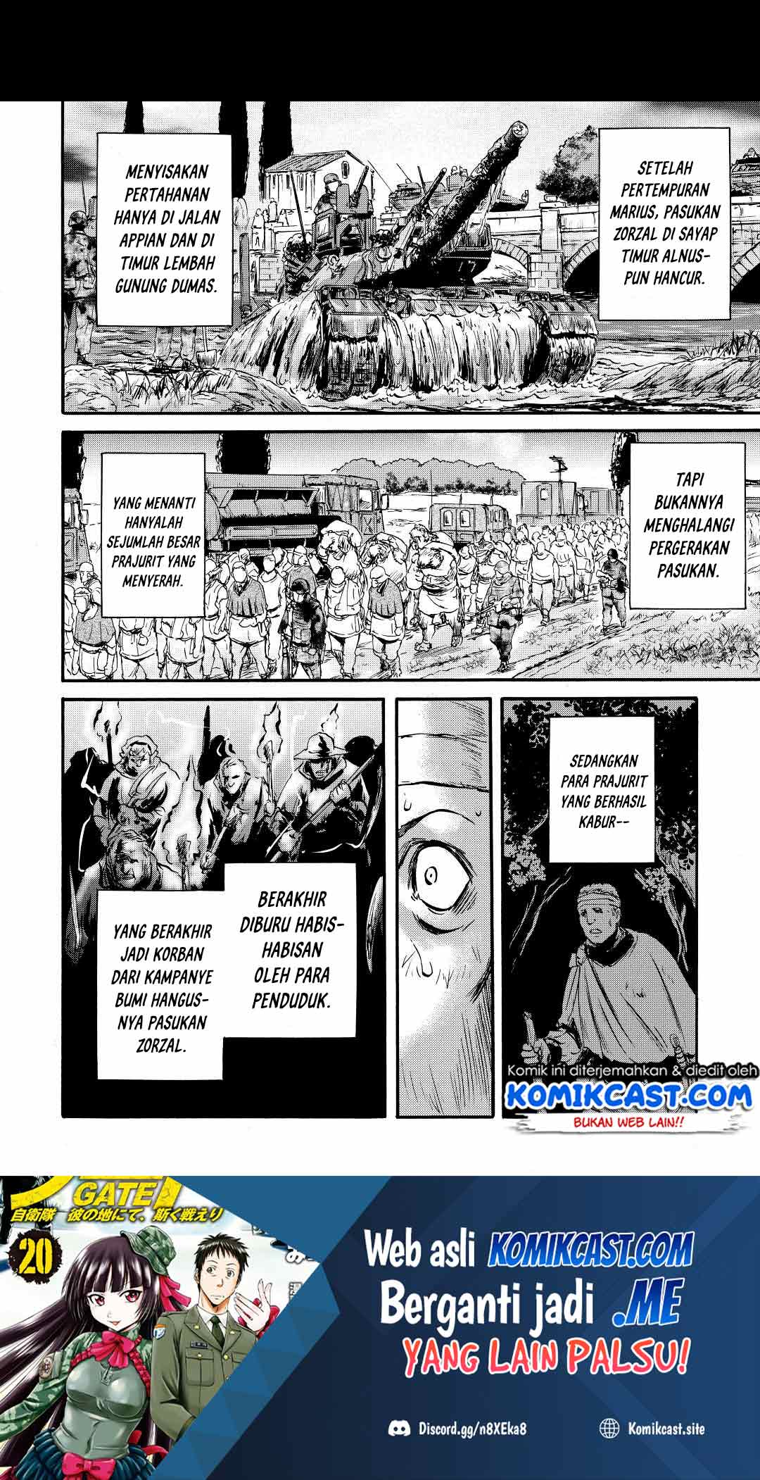 Gate – Jietai Kare no Chi nite, Kaku Tatakeri chapter 115