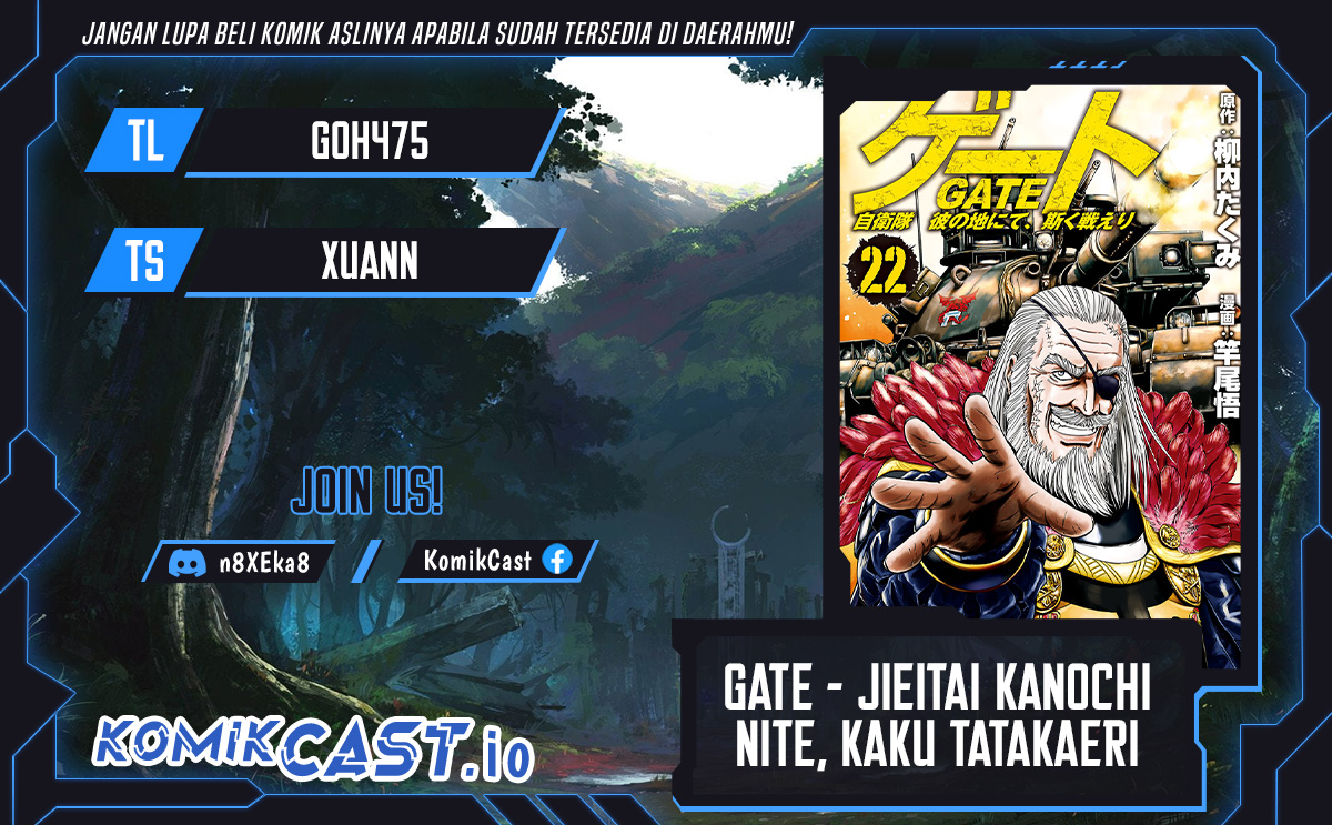 Gate – Jietai Kare no Chi nite, Kaku Tatakeri chapter 124