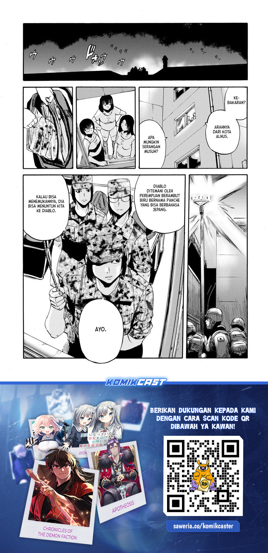 Gate Jietai Kare No Chi Nite Kaku Tatakeri — Chapter 136, halaman 32