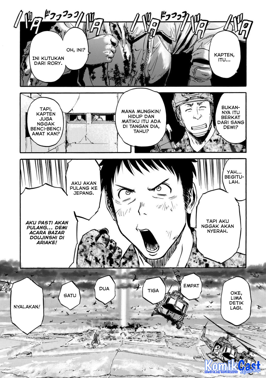 Gate – Jietai Kare no Chi nite, Kaku Tatakeri chapter 143