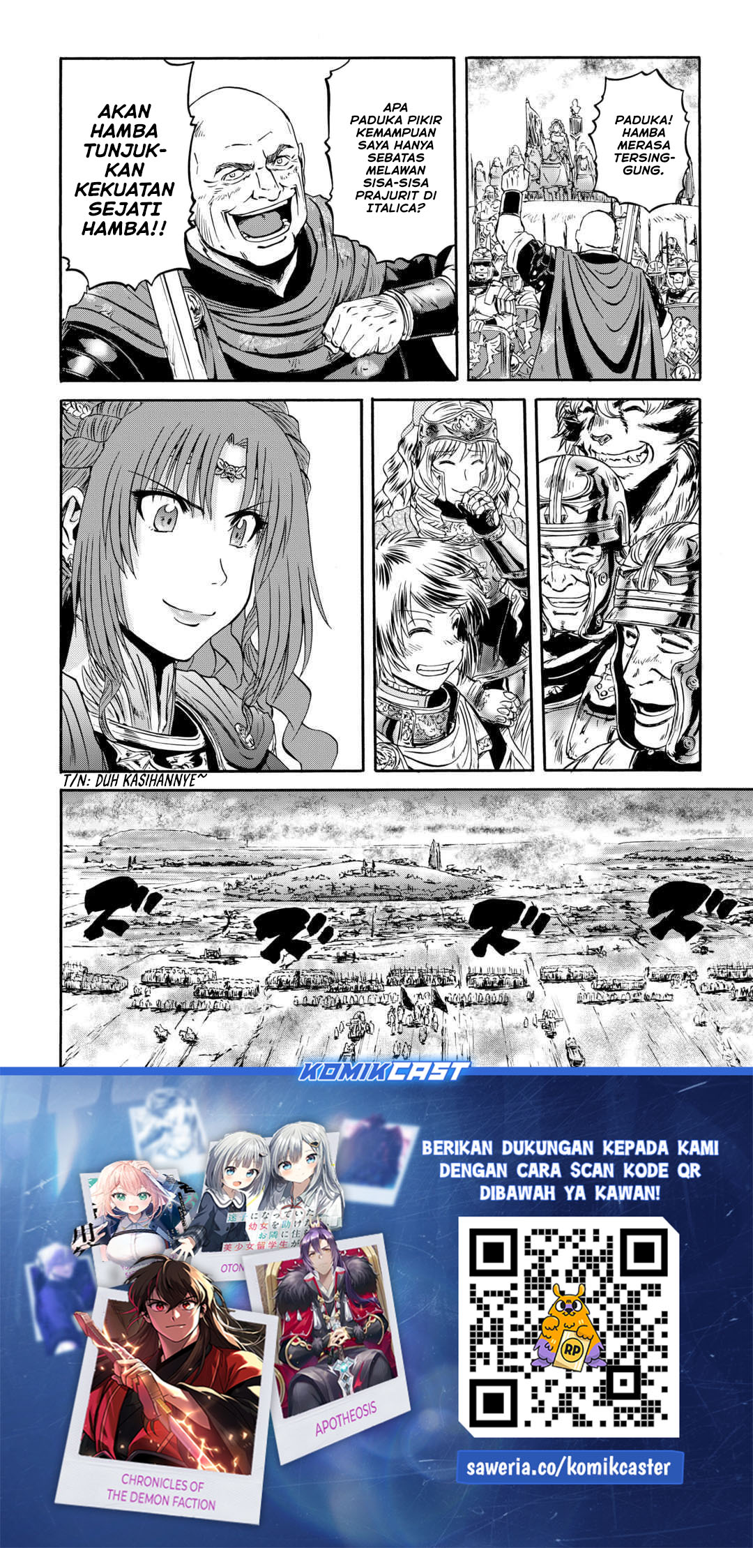 Gate – Jietai Kare no Chi nite, Kaku Tatakeri chapter 143