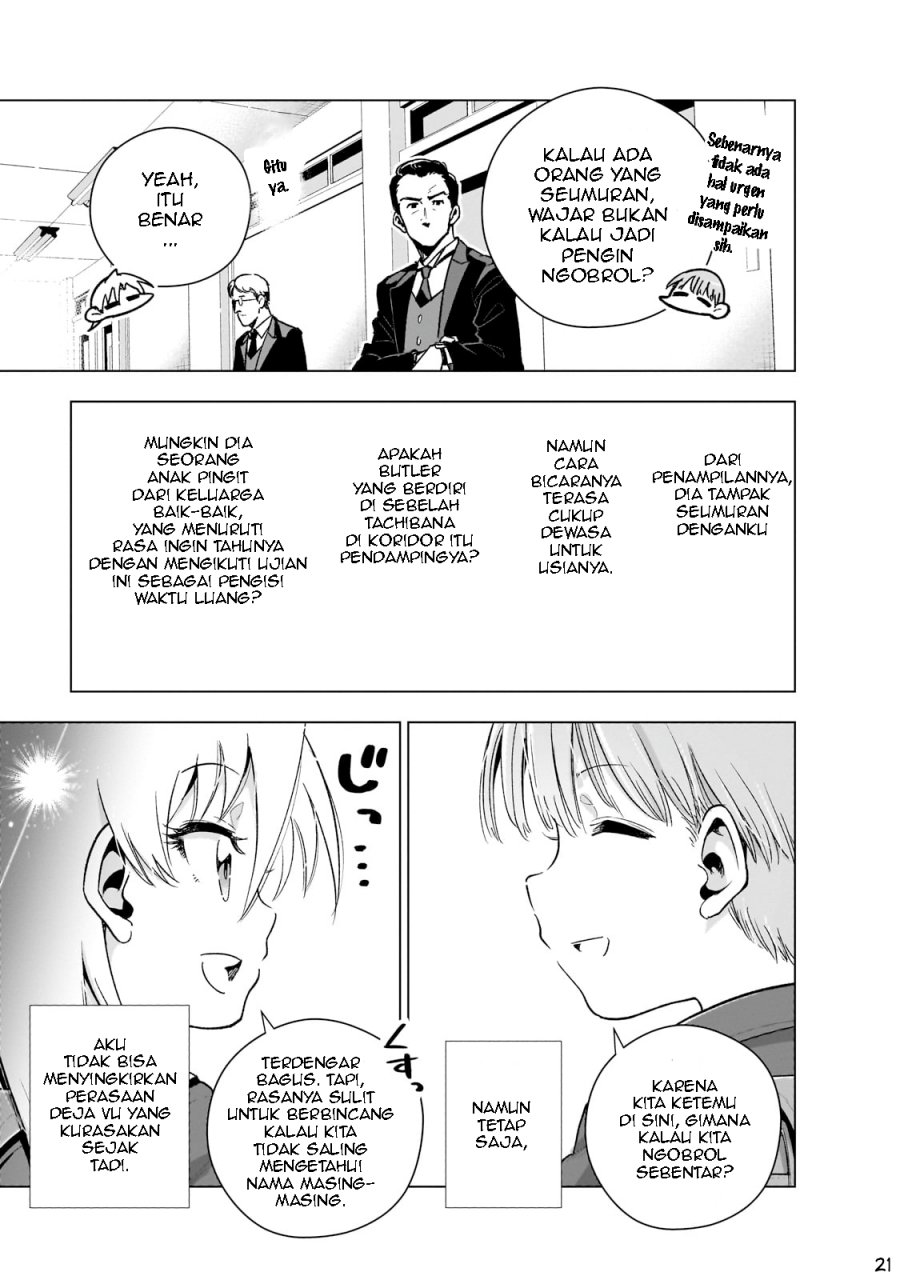 Gendai Shakai de Otome Game no Akuyaku Reijou wo suru no wa Chotto Taihen Chapter 13 Bahasa Indonesia