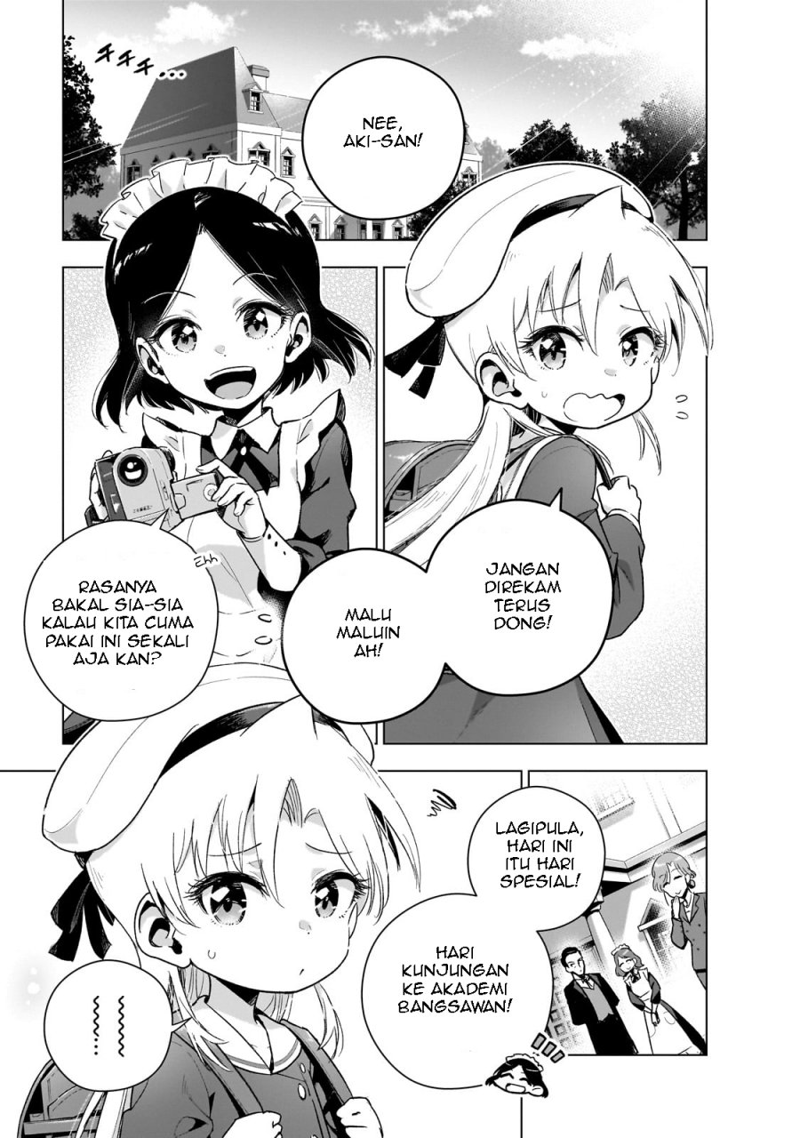 Gendai Shakai de Otome Game no Akuyaku Reijou wo suru no wa Chotto Taihen Chapter 14.5 Bahasa Indonesia