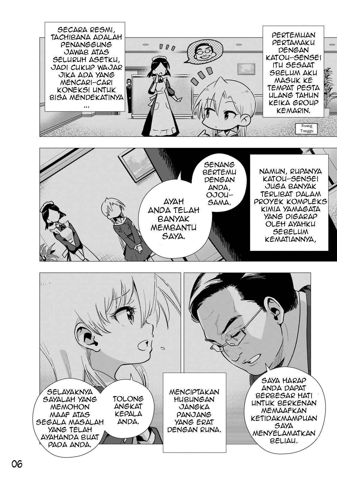 Gendai Shakai de Otome Game no Akuyaku Reijou wo suru no wa Chotto Taihen Chapter 16 Bahasa Indonesia