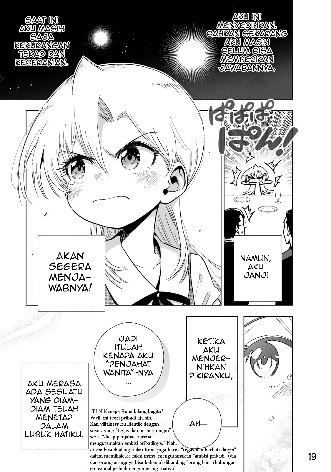 Gendai Shakai de Otome Game no Akuyaku Reijou wo suru no wa Chotto Taihen Chapter 16 Bahasa Indonesia