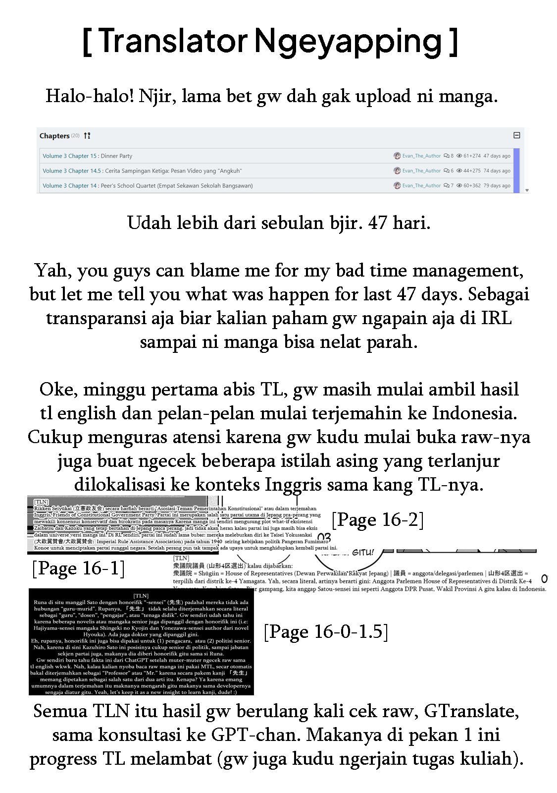 Gendai Shakai de Otome Game no Akuyaku Reijou wo suru no wa Chotto Taihen Chapter 16 Bahasa Indonesia