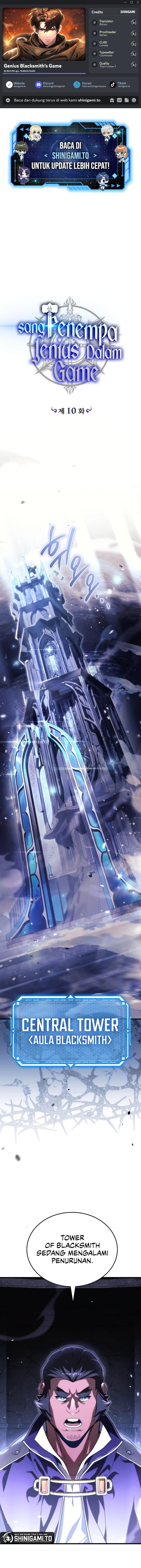 Genius Blacksmith’s Game chapter 10