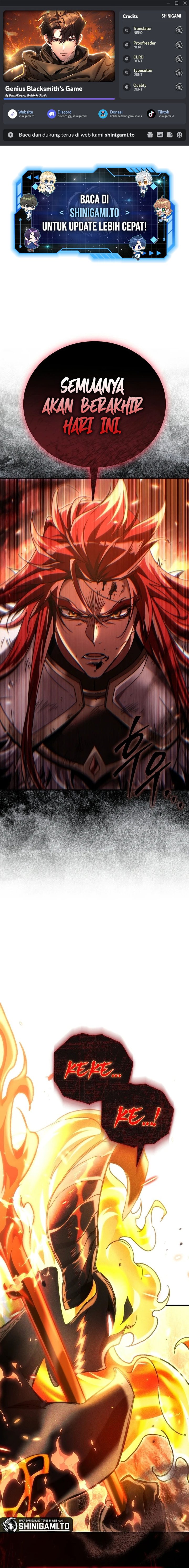 Genius Blacksmith’s Game chapter 21