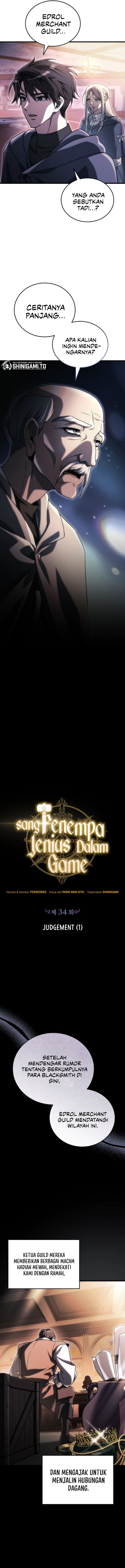 Genius Blacksmith’s Game chapter 34