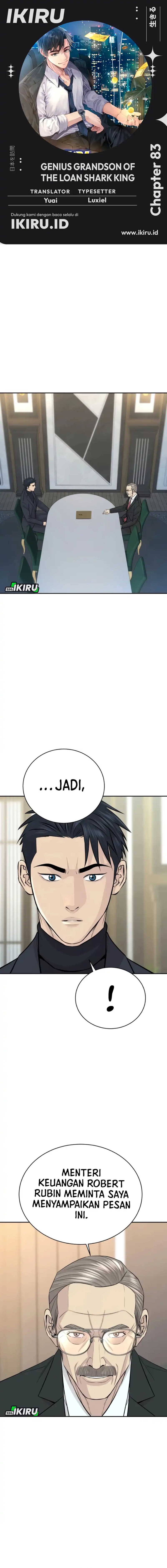 Genius Grandson of the Loan Shark King Chapter 83 Bahasa Indonesia