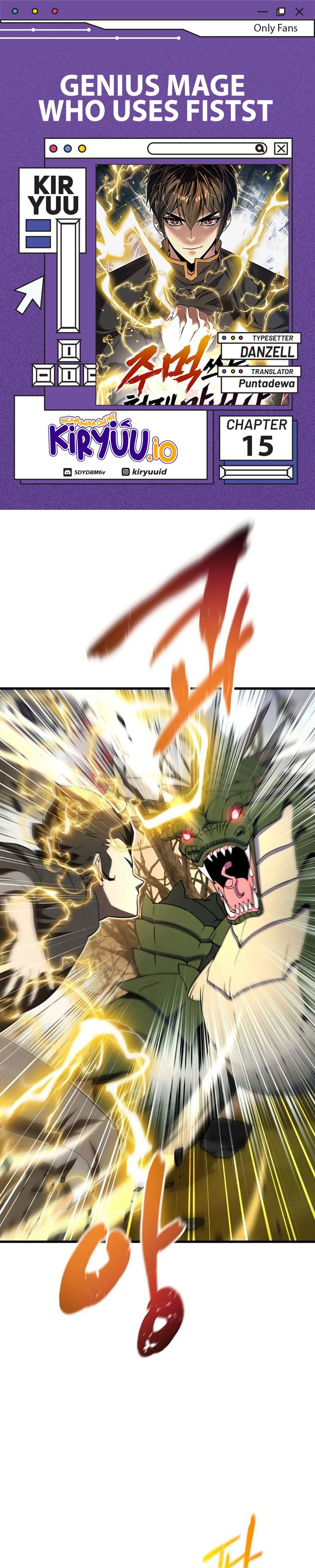 Genius Mage Who Uses Fists Chapter 15 Bahasa Indonesia