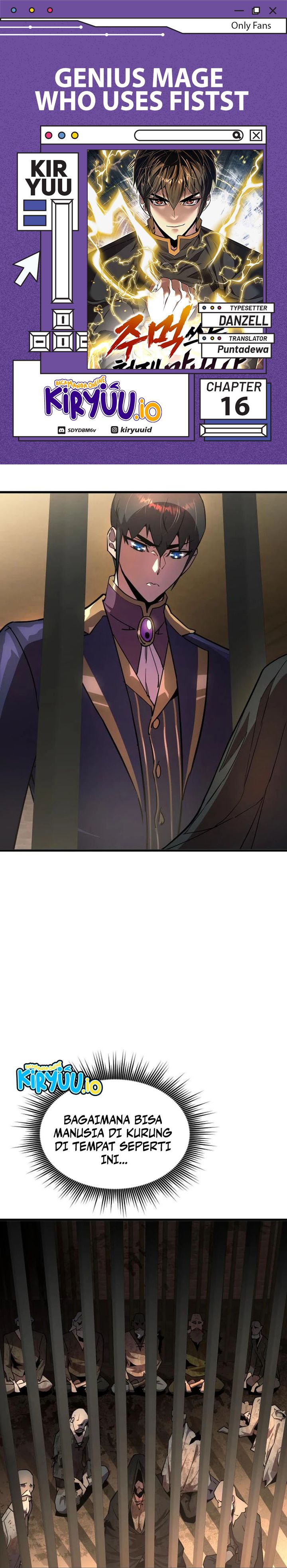 Genius Mage Who Uses Fists Chapter 16 Bahasa Indonesia
