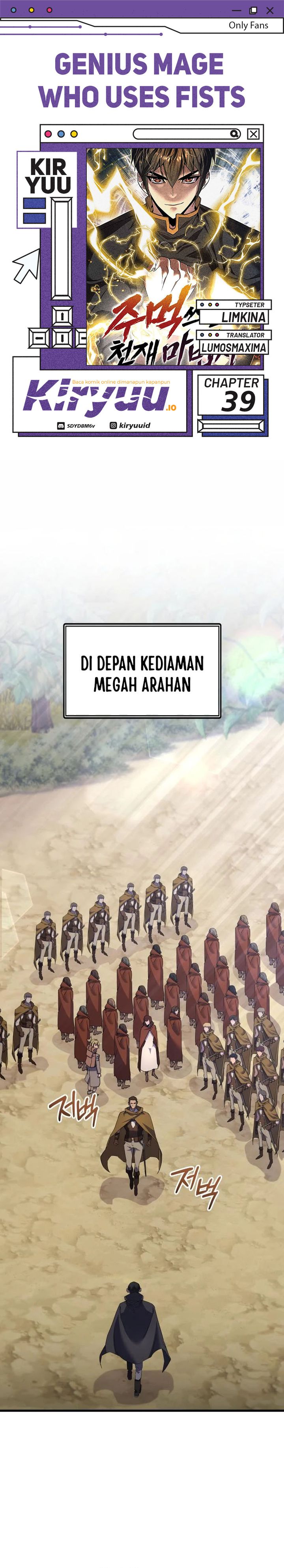 Genius Mage Who Uses Fists Chapter 39 Bahasa Indonesia