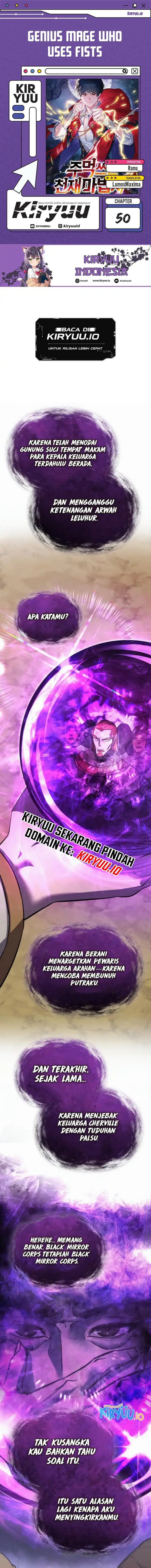 Genius Mage Who Uses Fists Chapter 50 Bahasa Indonesia