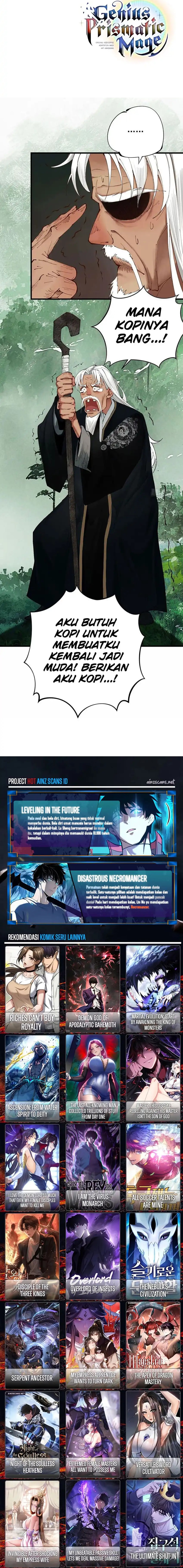 Genius Prismatic Mage Chapter 49 Bahasa Indonesia