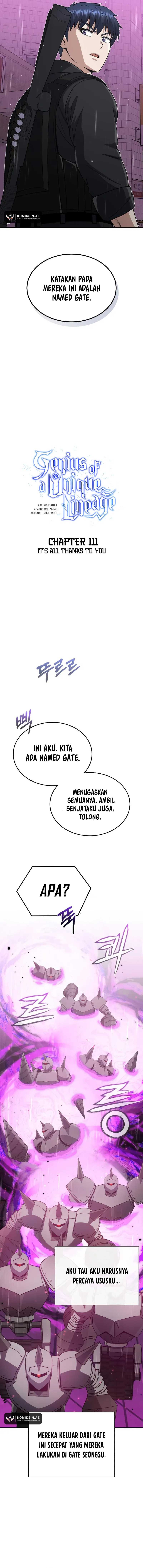 Genius of the Unique Lineage chapter 111