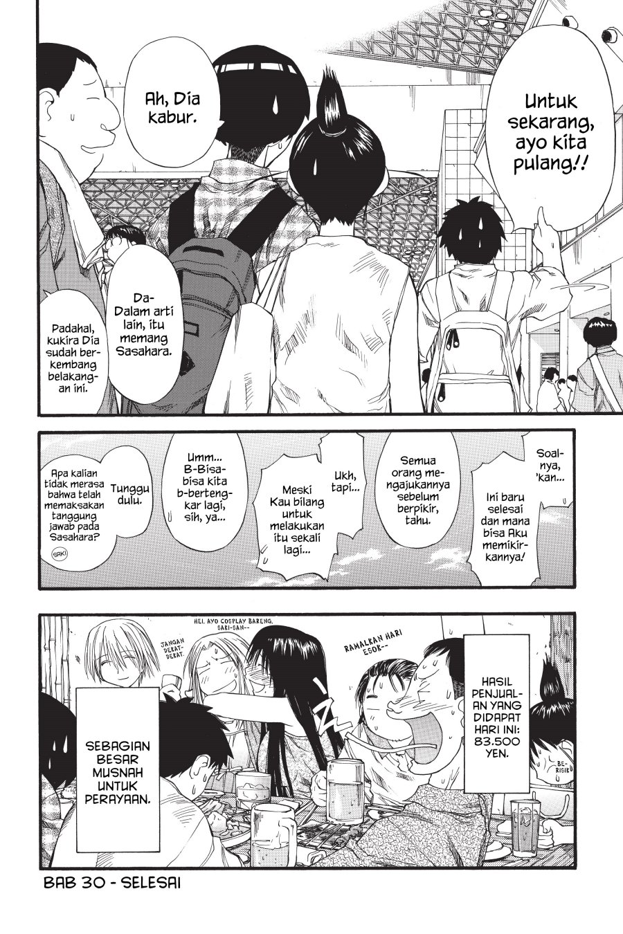 Genshiken – The Society for the Study of Modern Visual Culture Chapter 30 Bahasa Indonesia