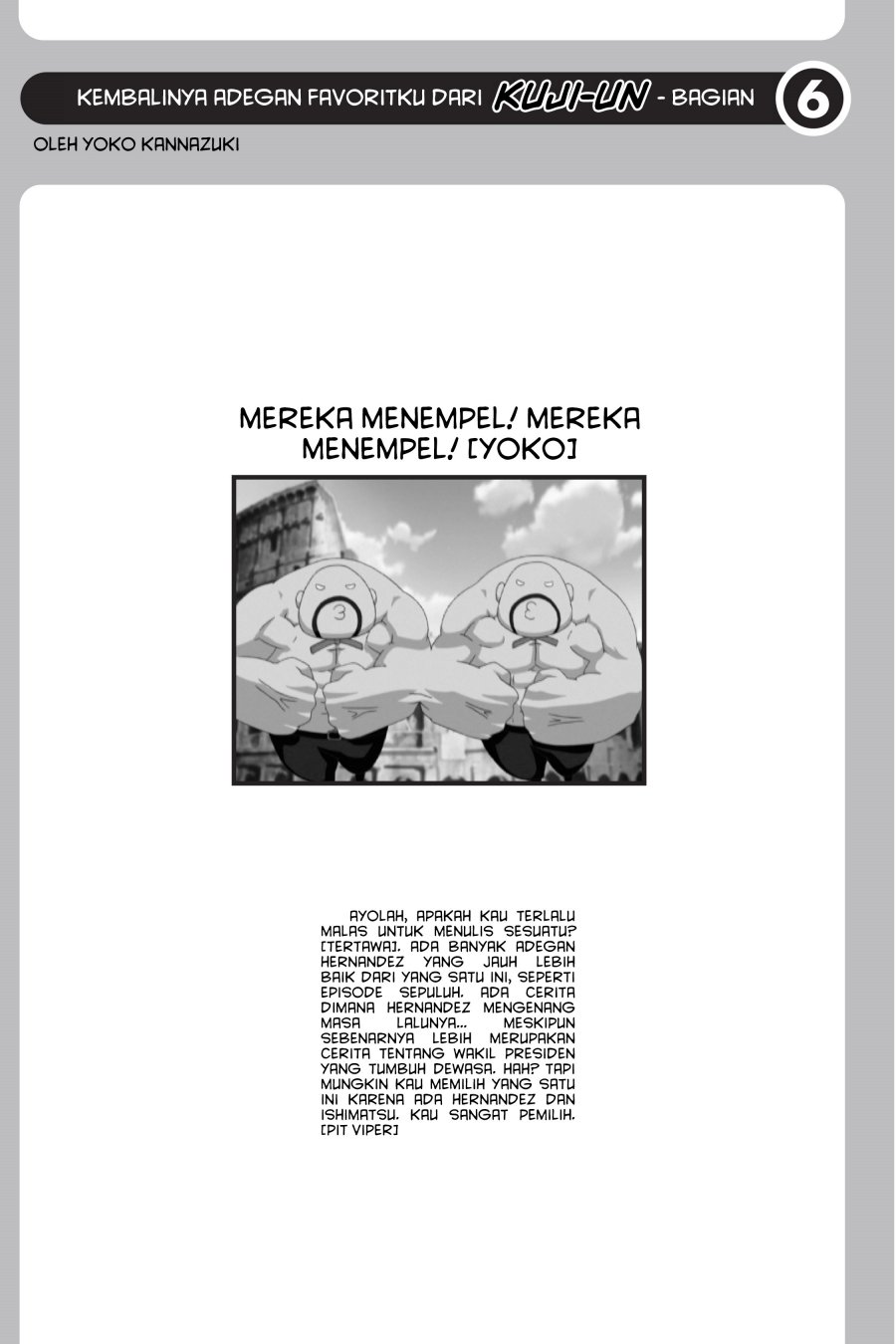 Genshiken – The Society for the Study of Modern Visual Culture Chapter 30 Bahasa Indonesia