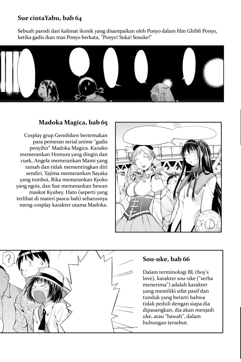Genshiken – The Society for the Study of Modern Visual Culture Chapter 67.5 Bahasa Indonesia