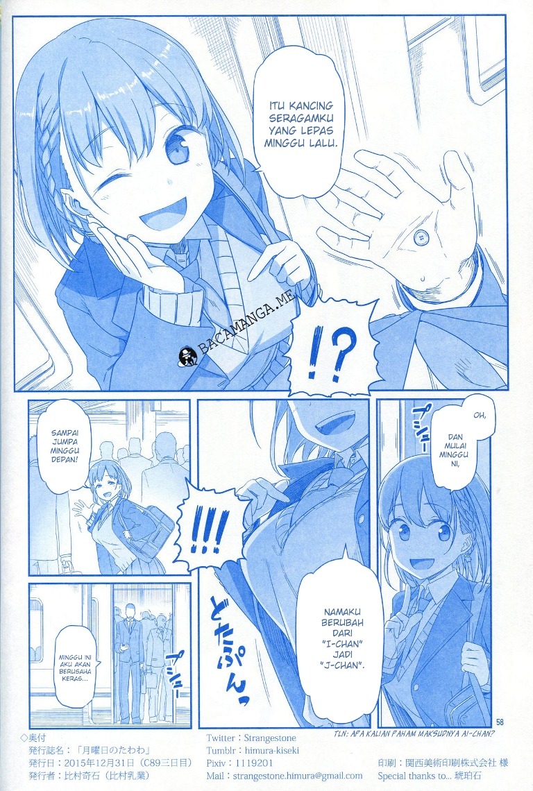 Getsuyoubi no Tawawa Chapter 01 Bahasa Indonesia