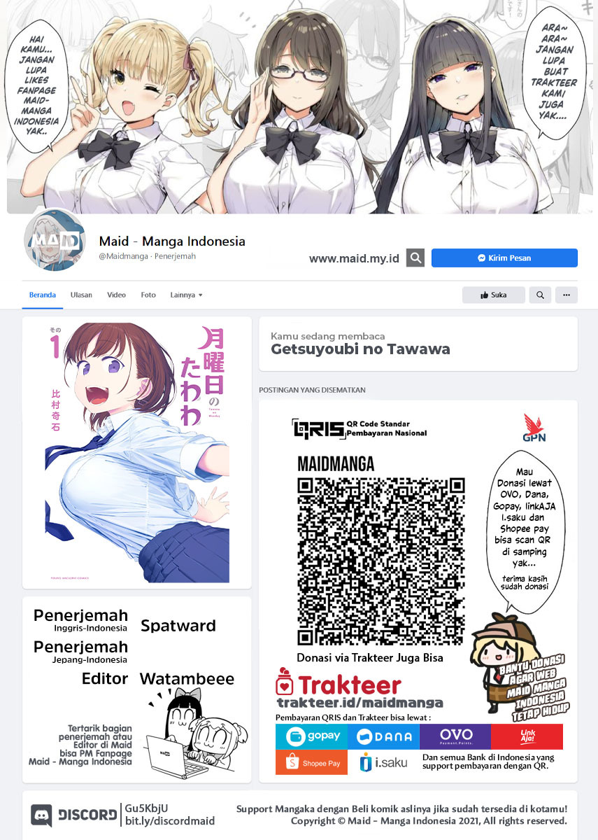 Getsuyoubi no Tawawa (Serialization) chapter 17