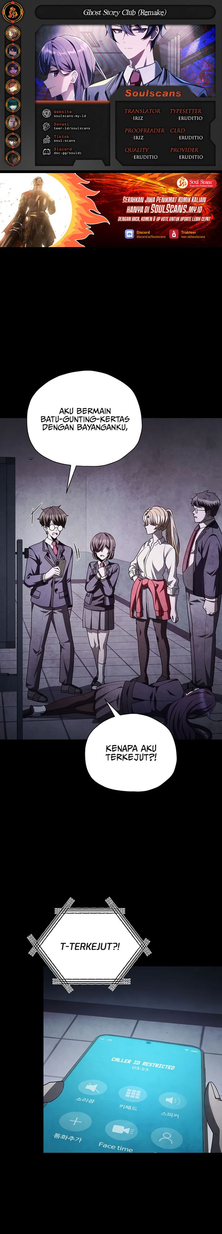 Ghost Story Club (Remake) Chapter 77 Bahasa Indonesia