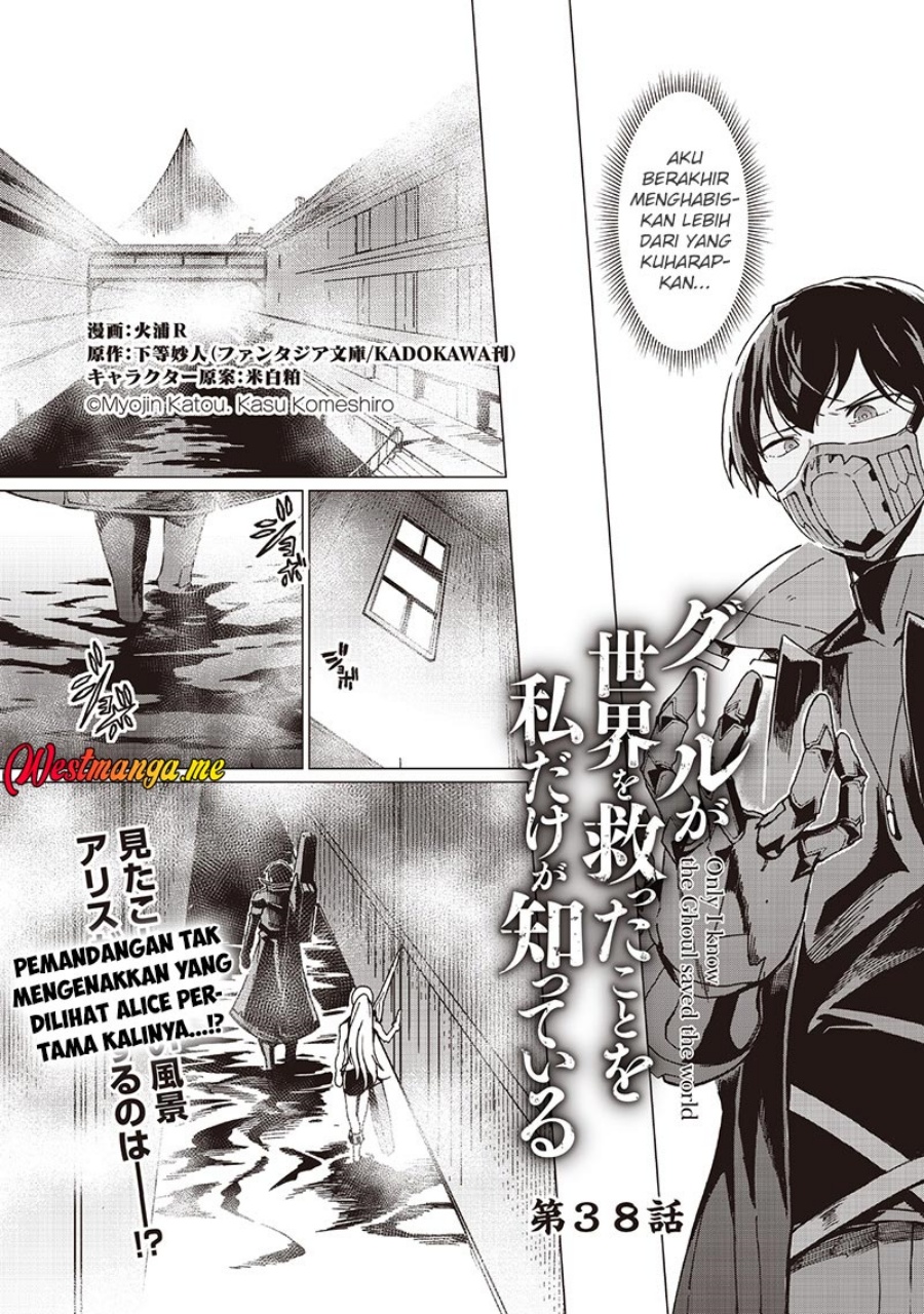 Ghoul ga Sekai wo Sukutta Koto wo Watashi dake ga shitteiru chapter 38