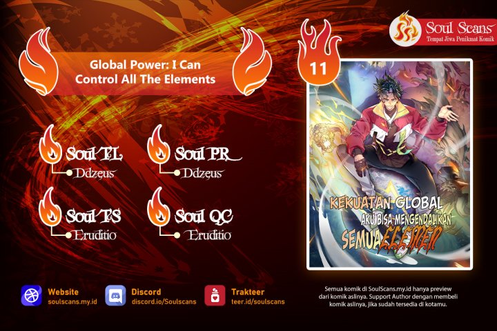Global Power: I Can Control All The Elements Chapter 11 Bahasa Indonesia