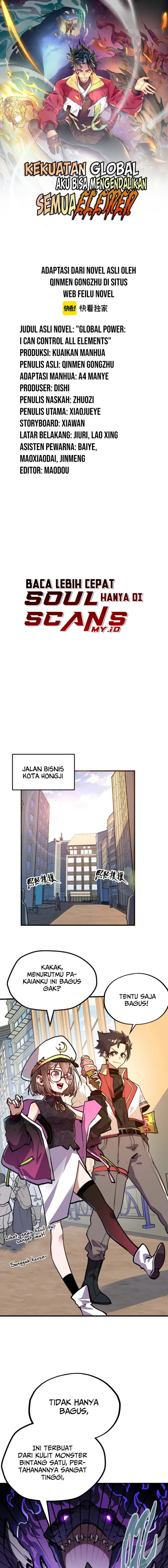 Global Power: I Can Control All The Elements Chapter 11 Bahasa Indonesia