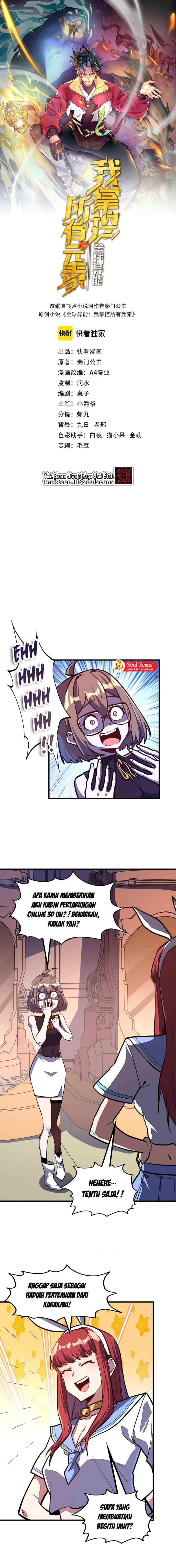 Global Power: I Can Control All The Elements Chapter 25 Bahasa Indonesia