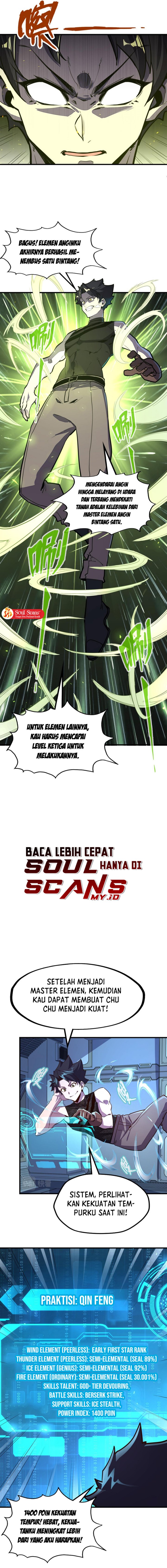 Global Power: I Can Control All The Elements Chapter 25 Bahasa Indonesia