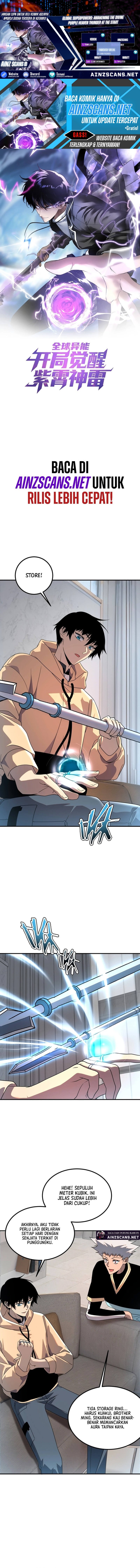 Global Superpowers: Awakening the Zixiao Divine Thunder at the Beginning Chapter 31 Bahasa Indonesia