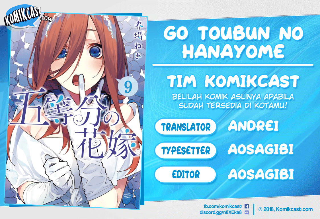 Go-toubun no Hanayome Chapter 82 Bahasa Indonesia