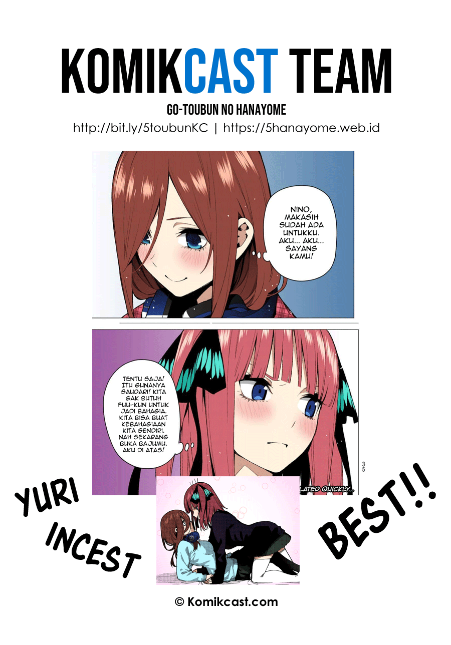 Go-toubun no Hanayome Chapter 82 Bahasa Indonesia