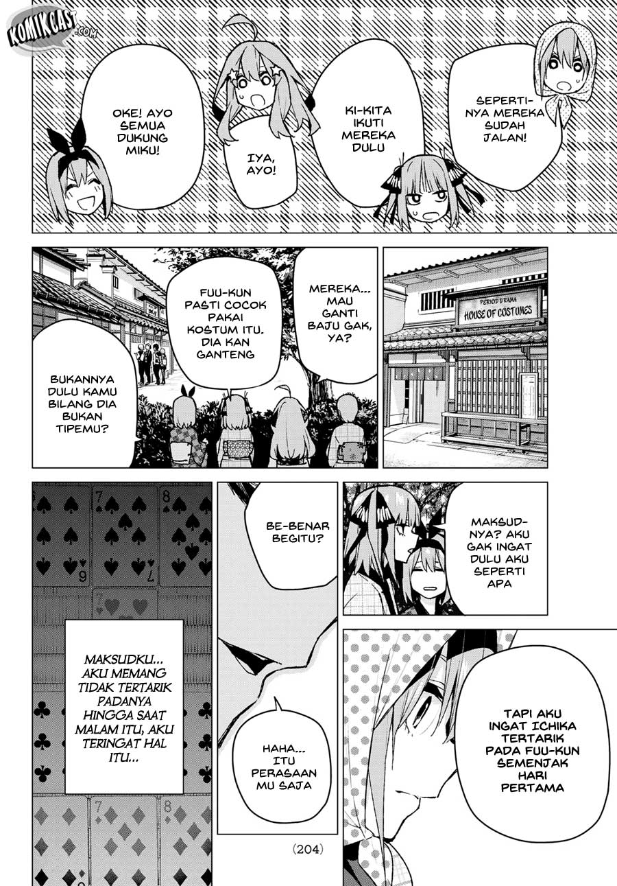 Go-toubun no Hanayome Chapter 85 Bahasa Indonesia