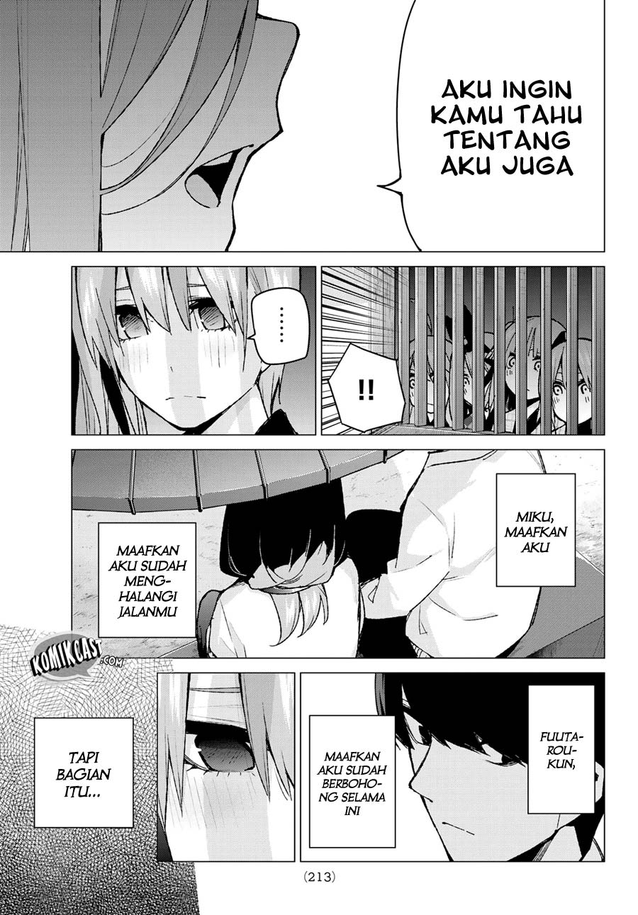 Go-toubun no Hanayome Chapter 85 Bahasa Indonesia