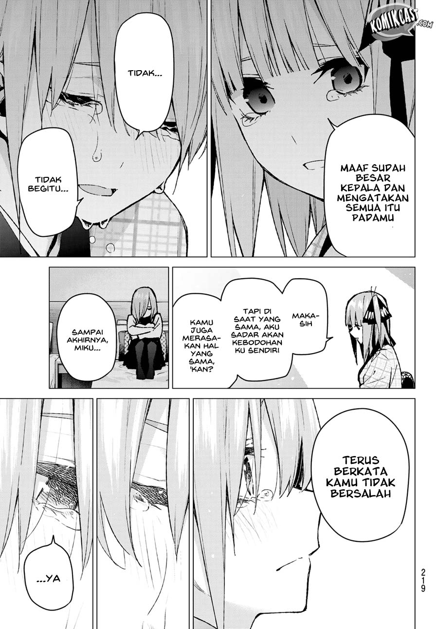 Go-toubun no Hanayome Chapter 85 Bahasa Indonesia