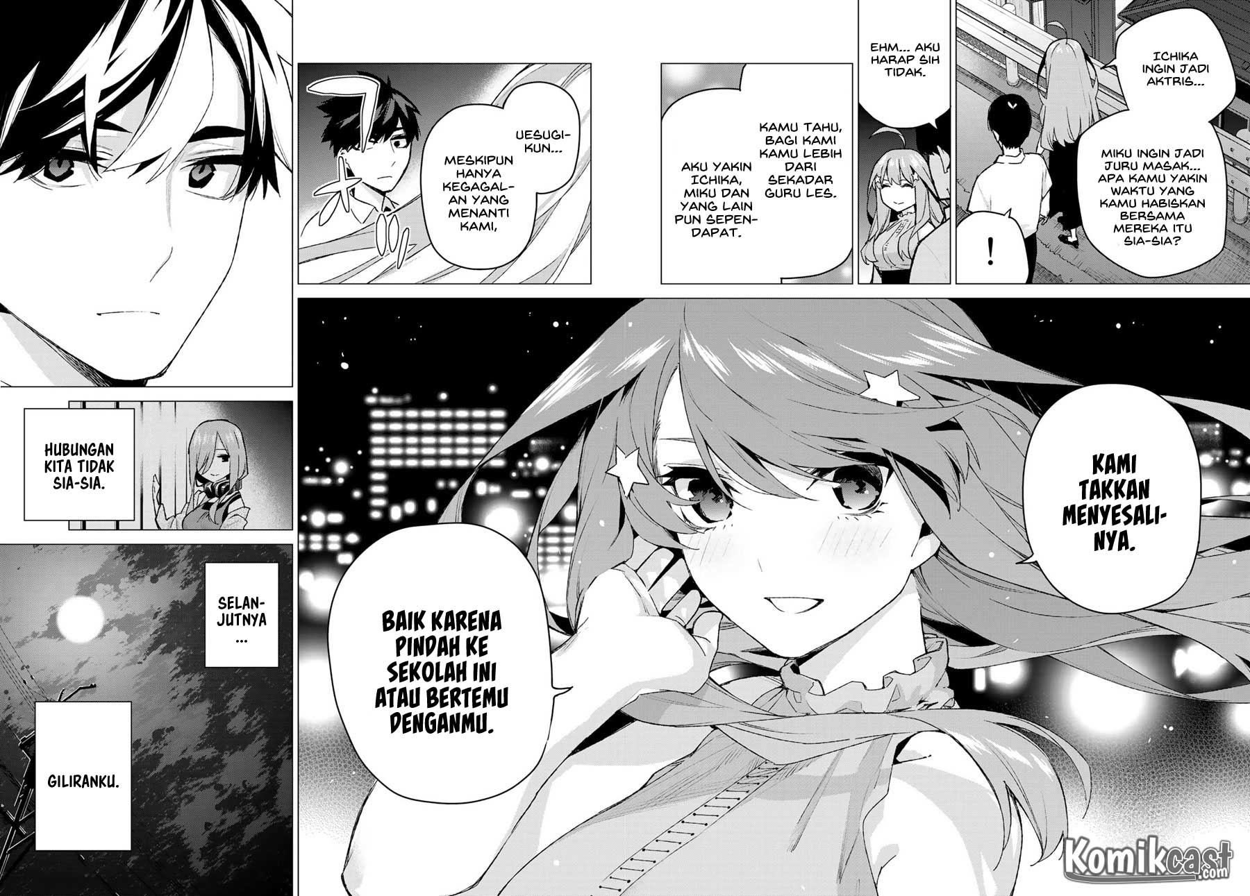 Go-toubun no Hanayome Chapter 98 Bahasa Indonesia