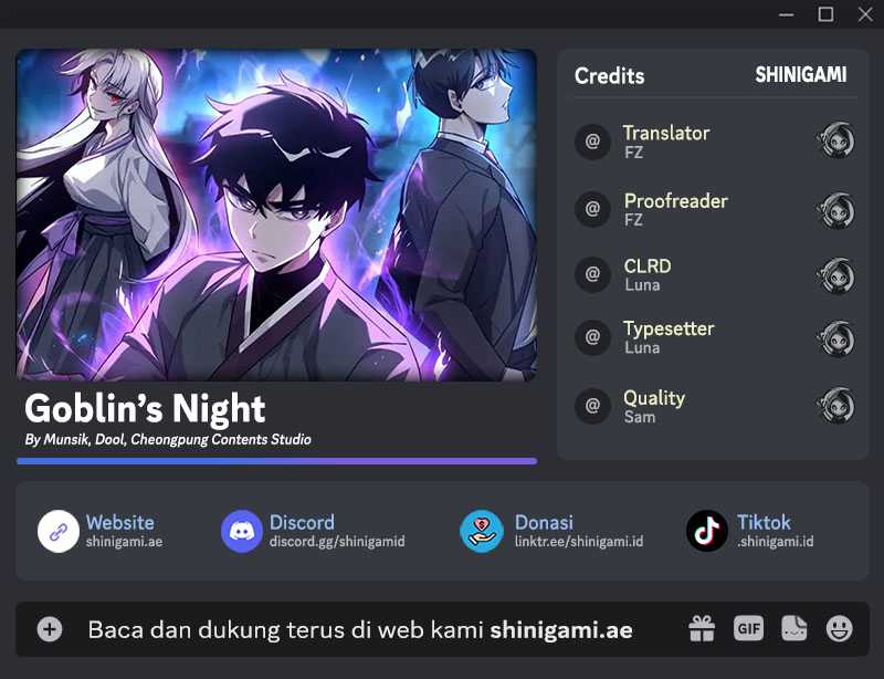 Goblin’s Night Chapter 41 Bahasa Indonesia