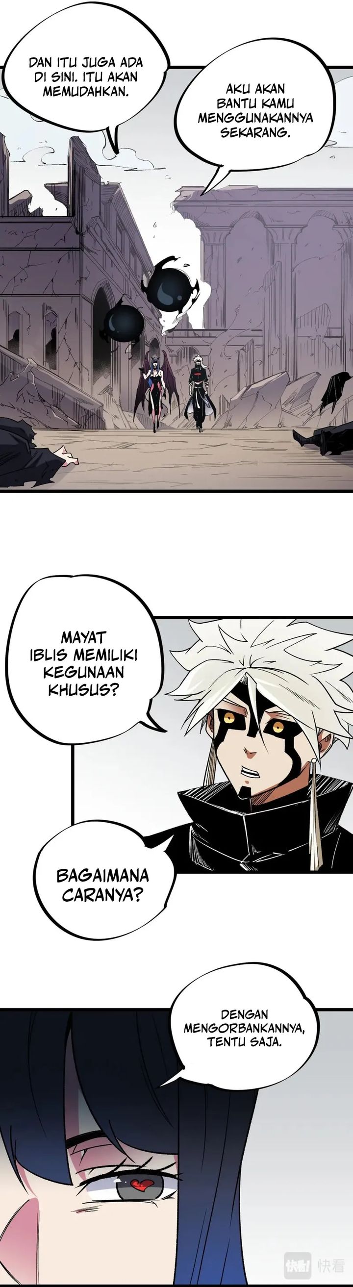 God Killer (Job Changing for the Entire Population: The Jobless Me Will Terminate the Gods) Chapter 55 Bahasa Indonesia