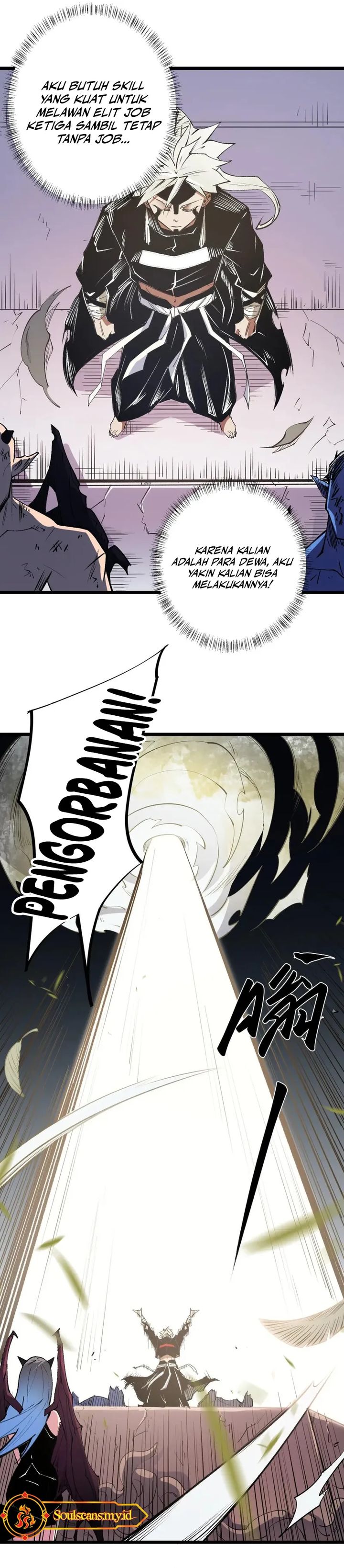 God Killer (Job Changing for the Entire Population: The Jobless Me Will Terminate the Gods) Chapter 55 Bahasa Indonesia