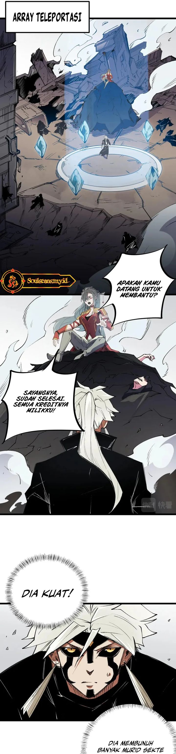 God Killer (Job Changing for the Entire Population: The Jobless Me Will Terminate the Gods) Chapter 55 Bahasa Indonesia