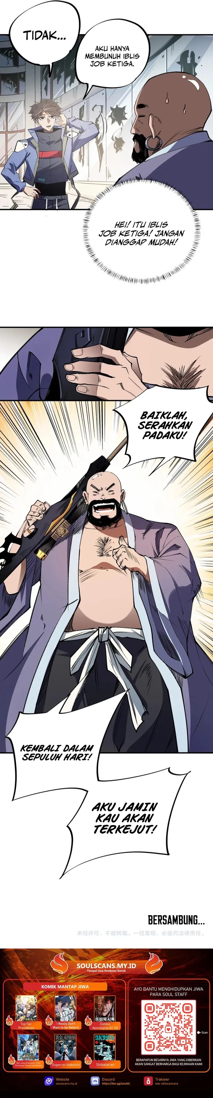 God Killer (Job Changing for the Entire Population: The Jobless Me Will Terminate the Gods) Chapter 55 Bahasa Indonesia