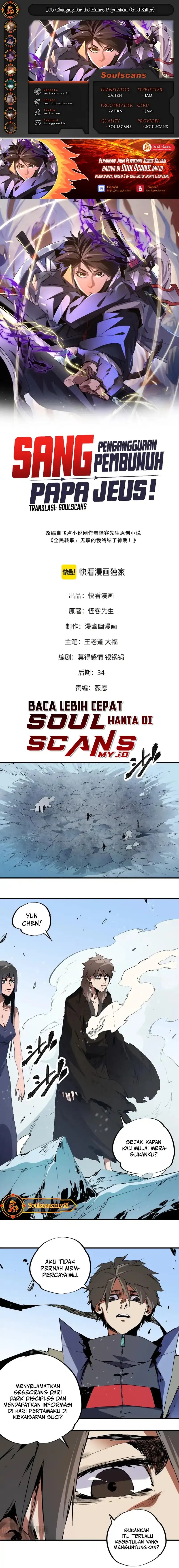 God Killer (Job Changing for the Entire Population: The Jobless Me Will Terminate the Gods) Chapter 68 Bahasa Indonesia