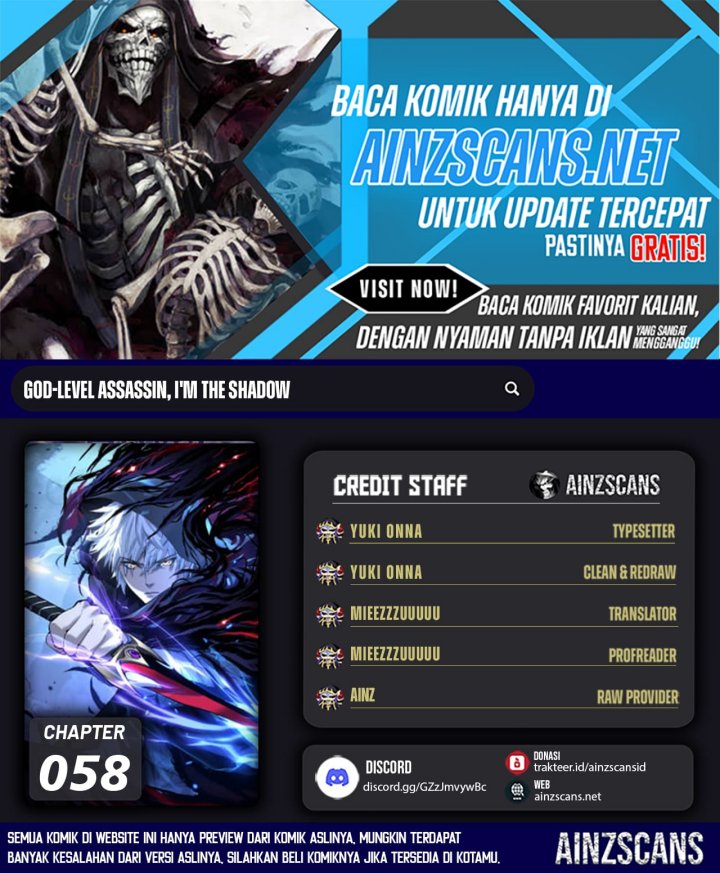 God-level Assassin, I’m the Shadow chapter 58