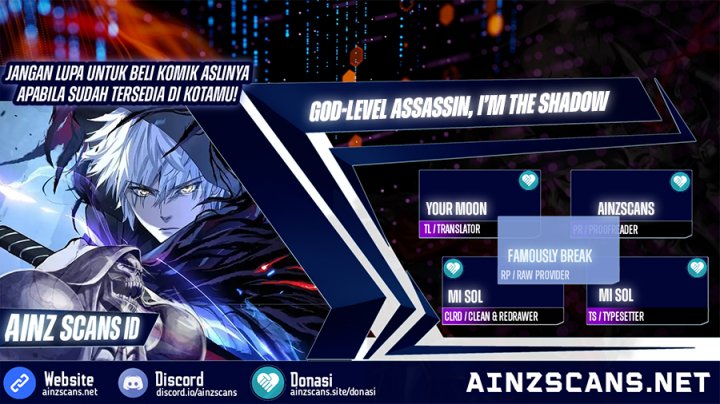 God-level Assassin, I’m the Shadow Chapter 66 Bahasa Indonesia