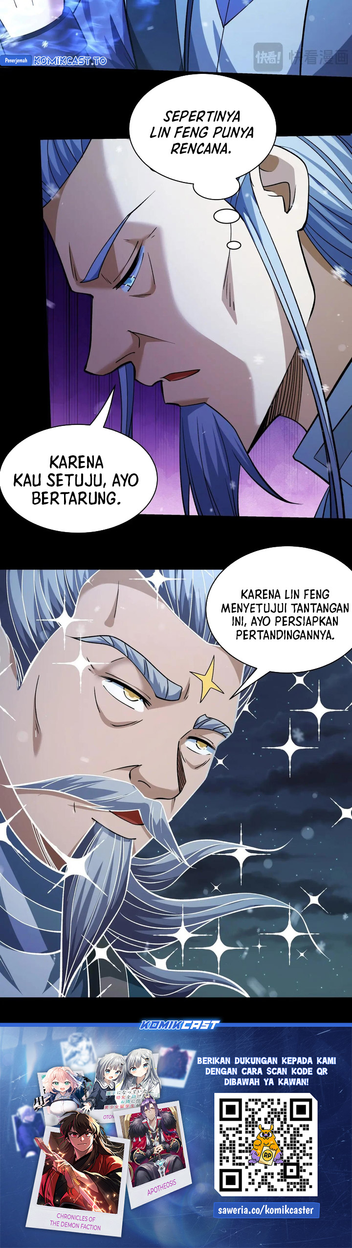 God of Martial Arts Chapter 1007 Bahasa Indonesia
