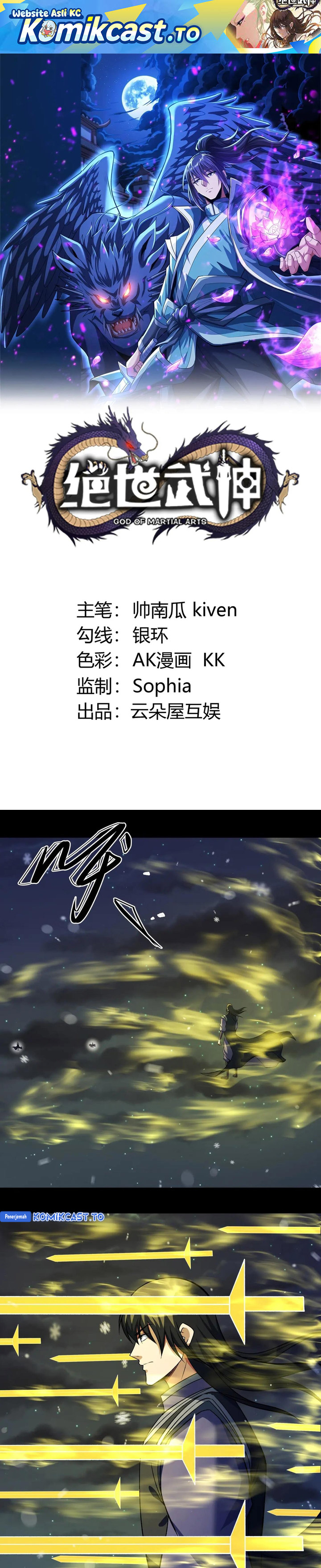 God of Martial Arts Chapter 1010 Bahasa Indonesia